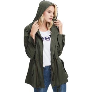 Anorak Jacket Army Green Size XL